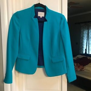 Ann Taylor Loft turquoise blazer, SZ 2P